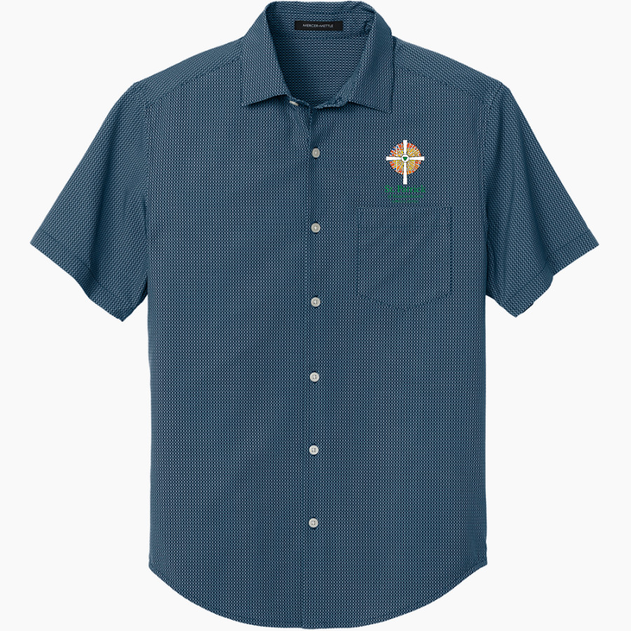 St. Patrick of Heatherdowns Irish <span class="pdp-name-mascot">St. Patrick of Heatherdowns Irish</span> Mercer+Mettle Men's Short Sleeve UV Capital Tech Shirt