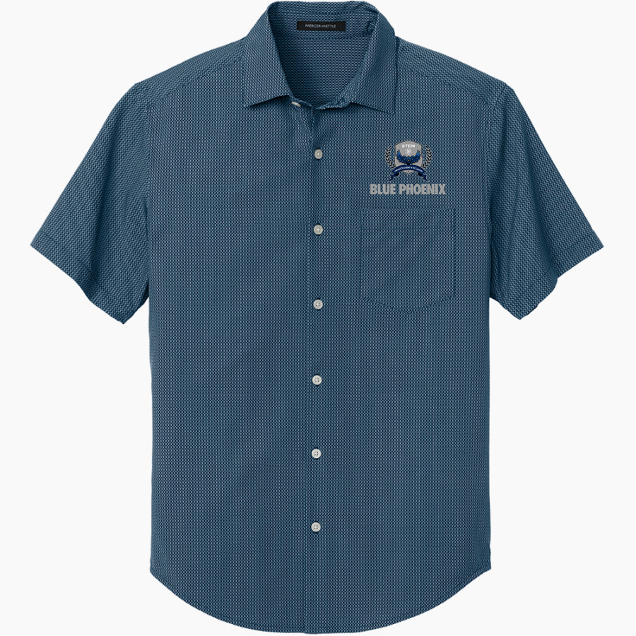 STEM Innovation Academy of the Oranges we rise together <span class="pdp-name-mascot">STEM Phoenix</span> Mercer+Mettle Men's Short Sleeve UV Capital Tech Shirt