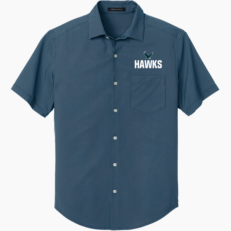 BARTLETT HIGH SCHOOL HAWKS <span class="pdp-name-mascot">BARTLETT HAWKS</span> Mercer+Mettle Men's Short Sleeve UV Capital Tech Shirt