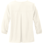 Fowler Grizzlies <span class="pdp-name-mascot">Fowler Grizzlies</span> Mercer+Mettle Women's Stretch Crepe 3/4-Sleeve Blouse Back Thumbnail