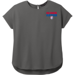 Plainfield Quakers <span class="pdp-name-mascot">Plainfield Quakers</span> Mercer+Mettle Women's Stretch Crepe Crew Front Thumbnail