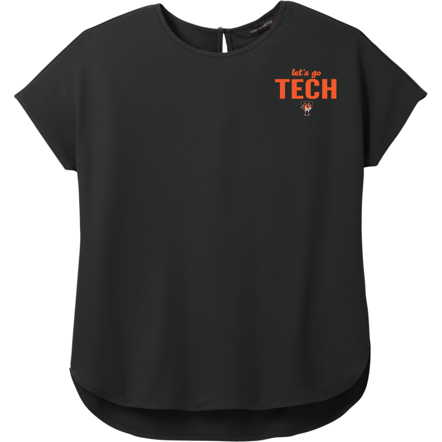 Tech High School Tigers <span class="pdp-name-mascot">Tech High School</span> Mercer+Mettle Women's Stretch Crepe Crew