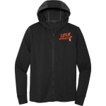 LESLIE HIGH SCHOOL BLACKHAWKS <span class="pdp-name-mascot">LESLIE BLACKHAWKS</span> Mercer+Mettle Men's Double-Knit Full-Zip Hoodie Front Thumbnail