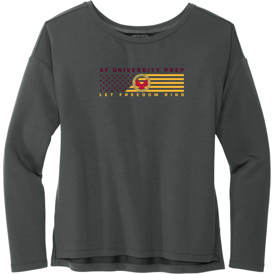 Achievement First University Prep Phoenix <span class="pdp-name-mascot">Achievement First University Prep High School Phoenix</span> Mercer+Mettle Women's Stretch Drop Shoulder Pullover