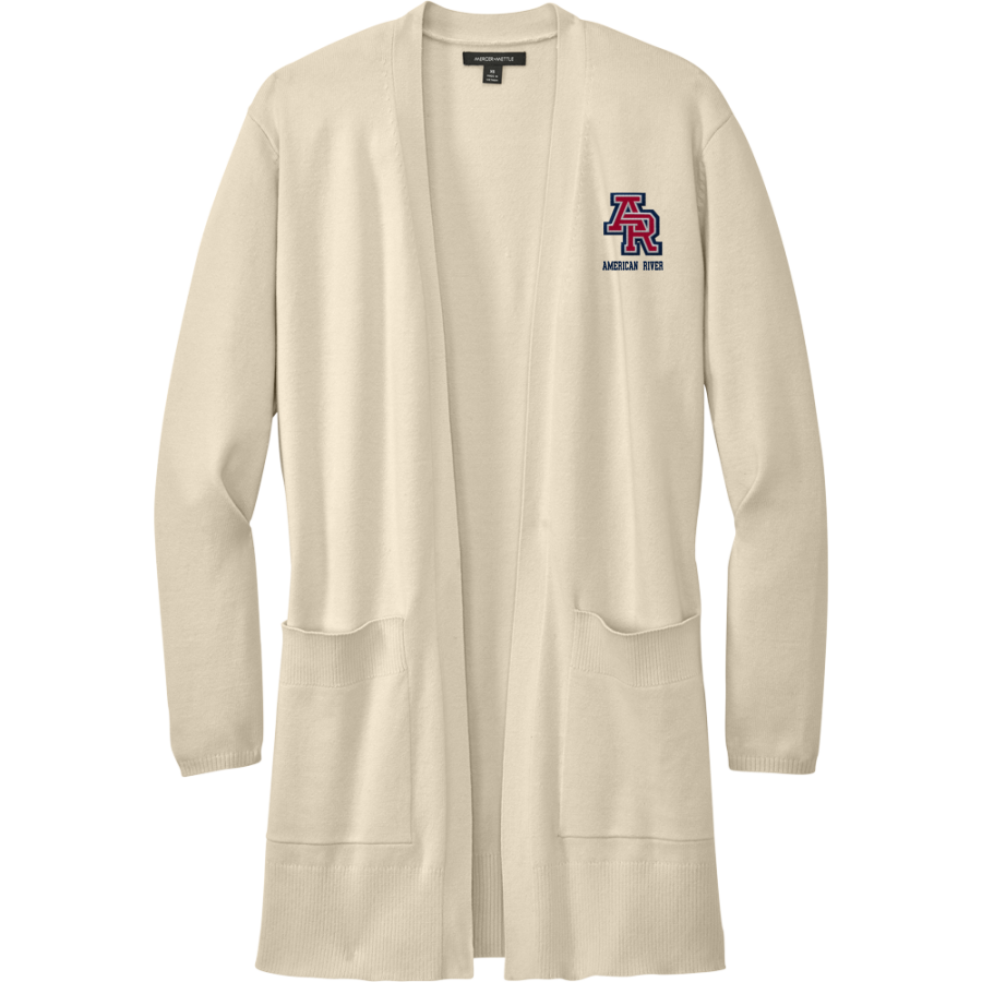 American River Beavers <span class="pdp-name-mascot">American River College Beaver</span> Mercer+Mettle Women's Open-Front Cardigan Sweater