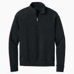 YANTIS HIGH SCHOOL OWLS Mercer+Mettle Men's Linear Texture 1/4-Zip Front Thumbnail