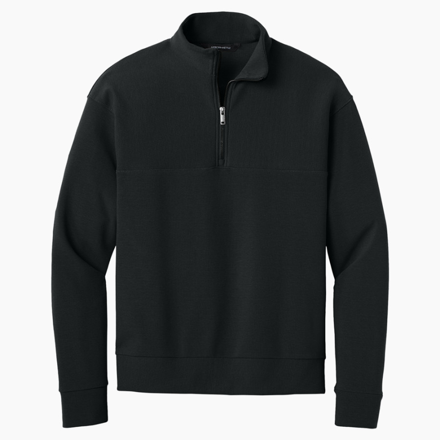 YANTIS HIGH SCHOOL OWLS Mercer+Mettle Men's Linear Texture 1/4-Zip