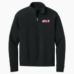 California University of Pennsylvania <span class="pdp-name-mascot">Cal Vulcans</span> Mercer+Mettle Men's Linear Texture 1/4-Zip Front Thumbnail