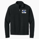 Whitefish Bay Blue Dukes Mercer+Mettle Men's Linear Texture 1/4-Zip Front Thumbnail