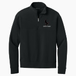 NORTH BUNCOMBE HIGH SCHOOL BLACK HAWKS Mercer+Mettle Men's Linear Texture 1/4-Zip Front Thumbnail