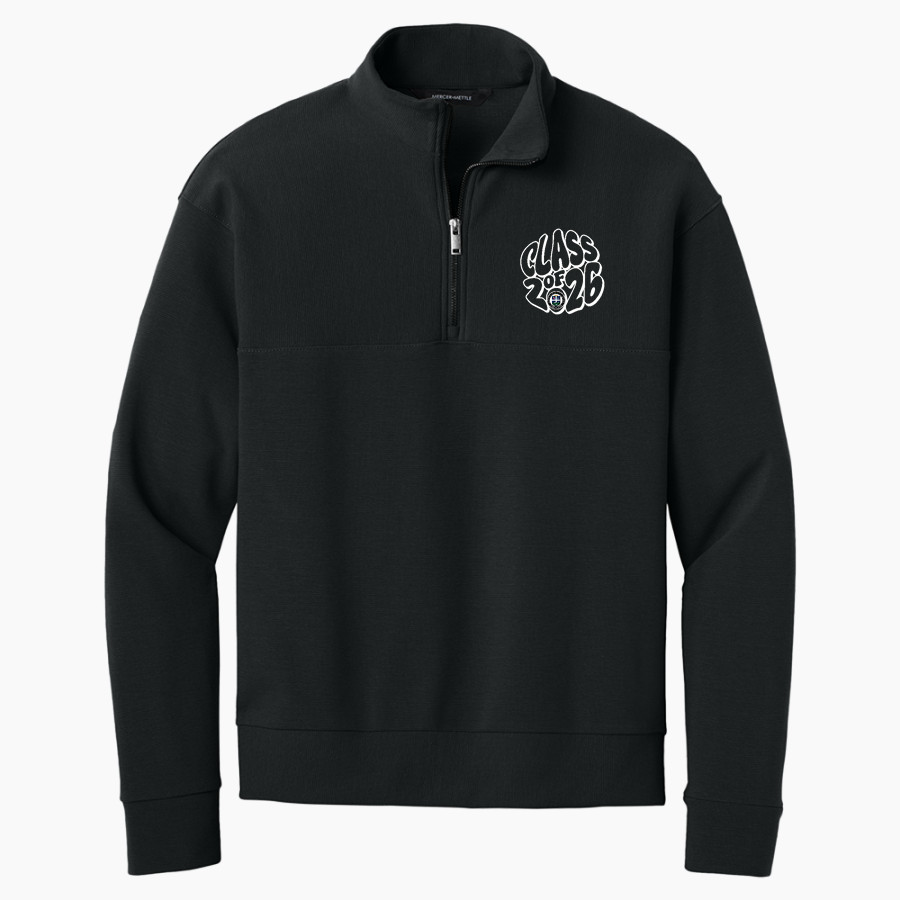 Holy Rosary Academy Knights <span class="pdp-name-mascot">Holy Rosary Academy Knights</span> Mercer+Mettle Men's Linear Texture 1/4-Zip