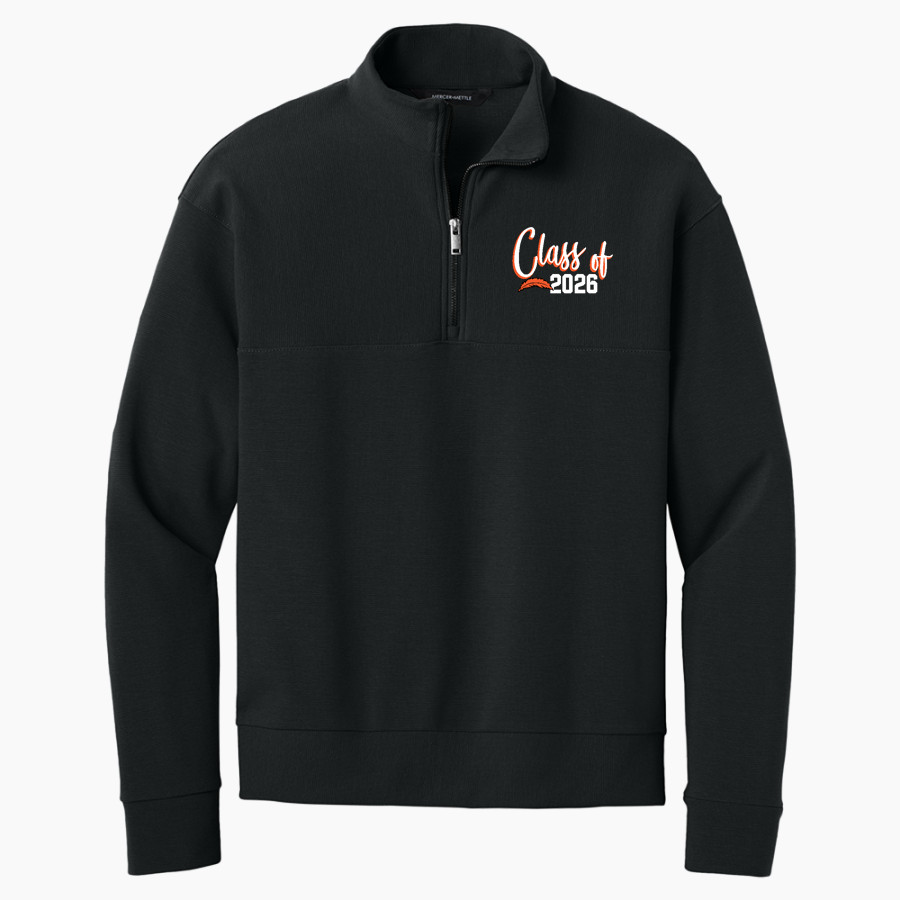 Roseburg Indians <span class="pdp-name-mascot">Roseburg Indians</span> Mercer+Mettle Men's Linear Texture 1/4-Zip