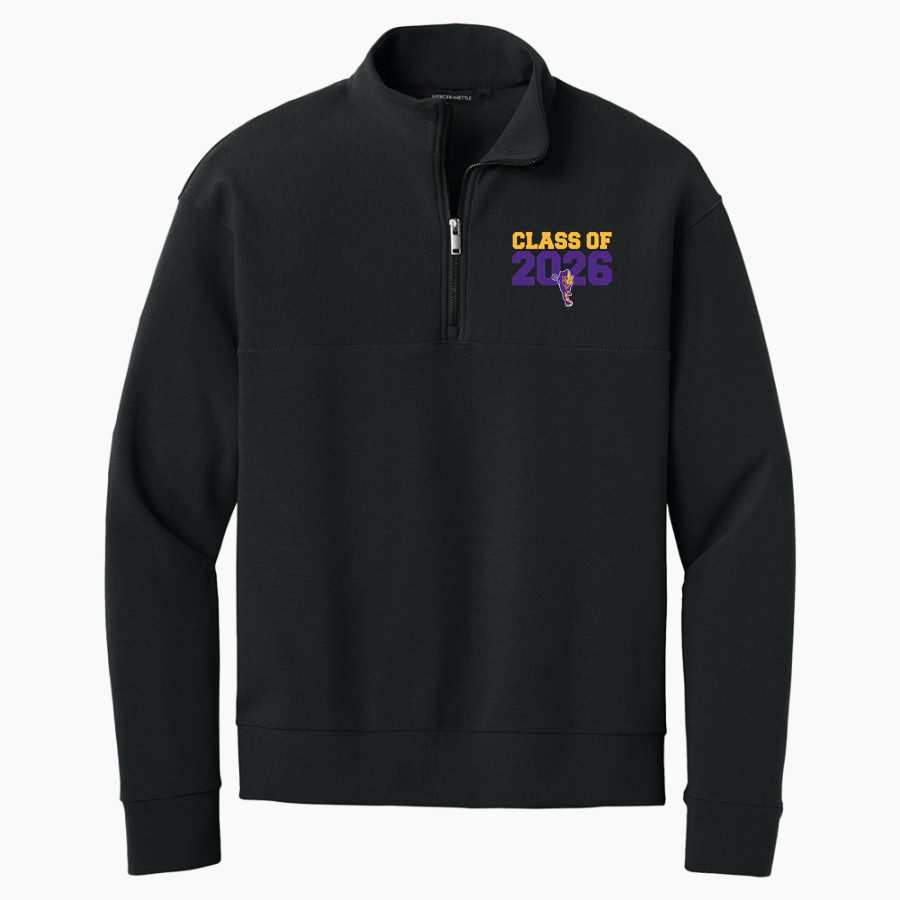 BOULDER HIGH SCHOOL PANTHERS <span class="pdp-name-mascot">BOULDER PANTHERS</span> Mercer+Mettle Men's Linear Texture 1/4-Zip
