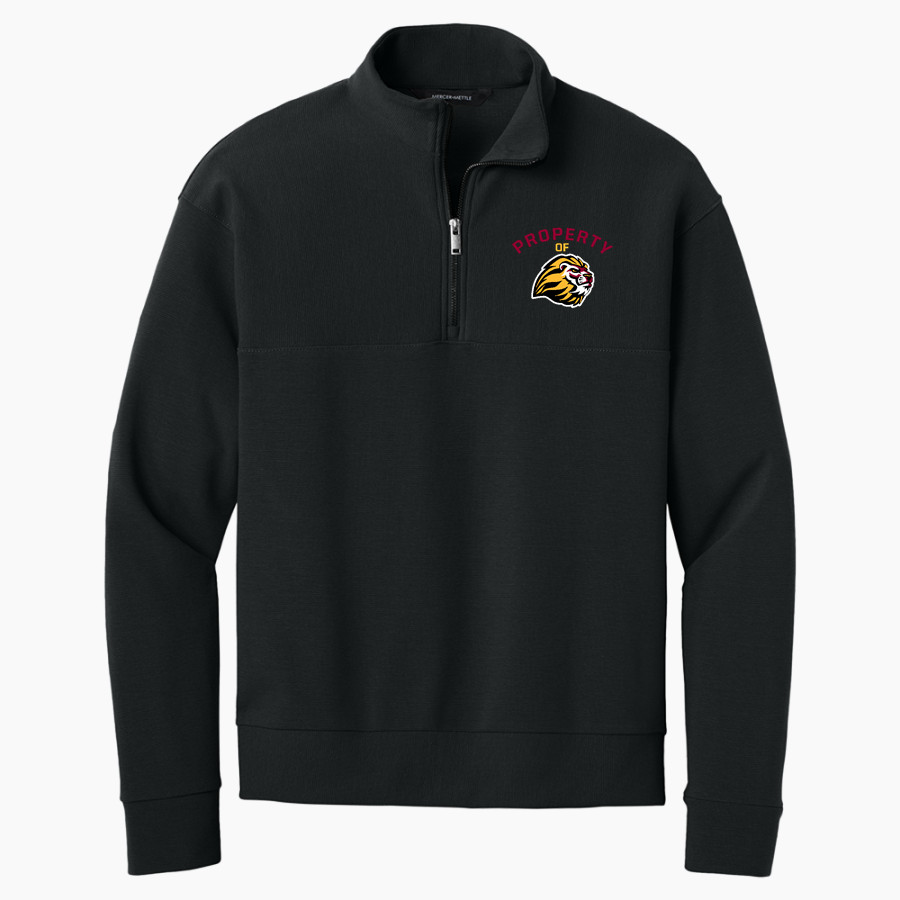 LIBERTY HIGH SCHOOL LIONS <span class="pdp-name-mascot">LIBERTY LIONS</span> Mercer+Mettle Men's Linear Texture 1/4-Zip