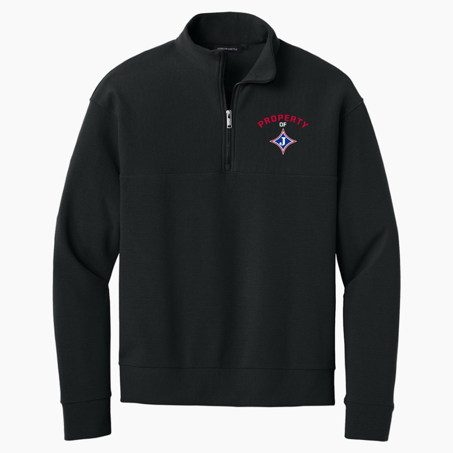 Jefferson Dragons <span class="pdp-name-mascot">Jefferson Dragons</span> Mercer+Mettle Men's Linear Texture 1/4-Zip
