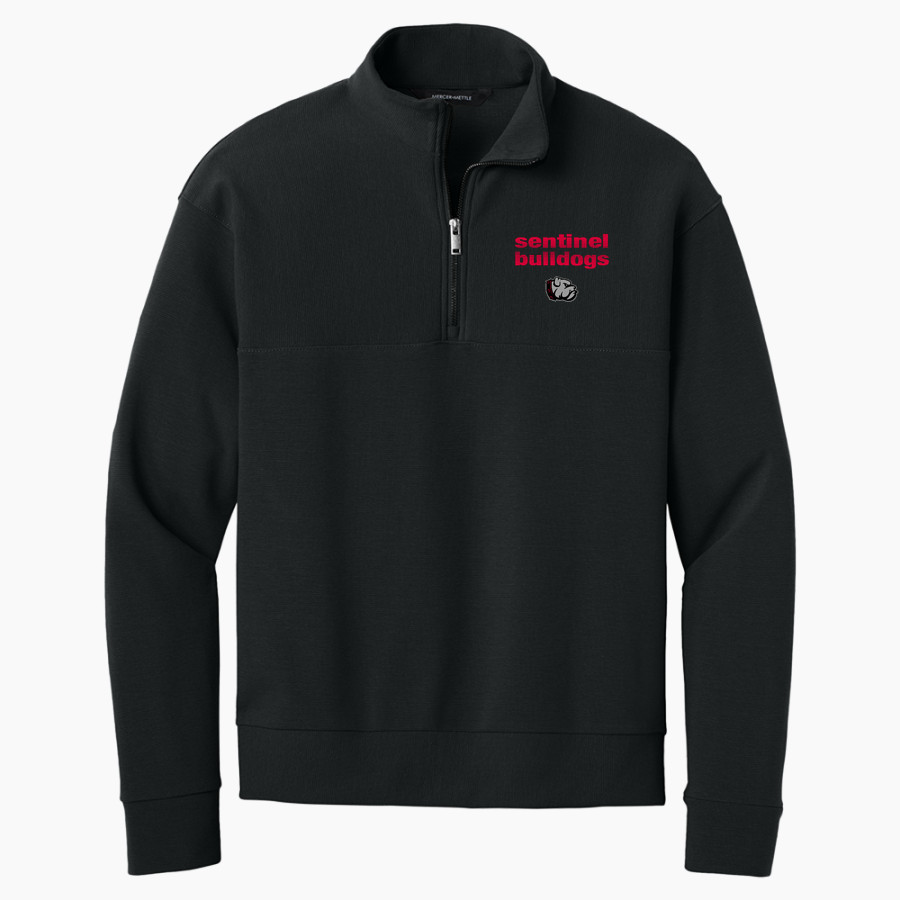 SENTINEL HIGH SCHOOL BULLDOGS <span class="pdp-name-mascot">SENTINEL BULLDOGS</span> Mercer+Mettle Men's Linear Texture 1/4-Zip