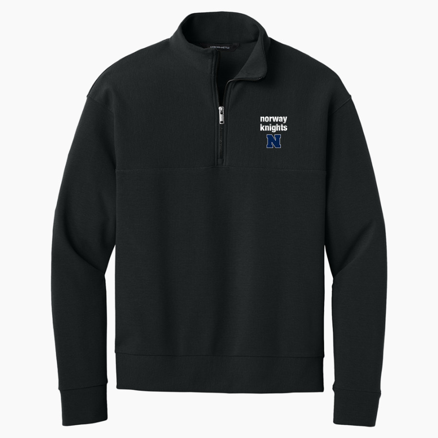NORWAY HIGH SCHOOL KNIGHTS <span class="pdp-name-mascot">NORWAY KNIGHTS</span> Mercer+Mettle Men's Linear Texture 1/4-Zip