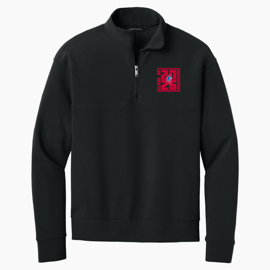 SOUTHWESTERN HIGH SCHOOL SPARTANS <span class="pdp-name-mascot">SOUTHWESTERN SPARTANS</span> Mercer+Mettle Men's Linear Texture 1/4-Zip
