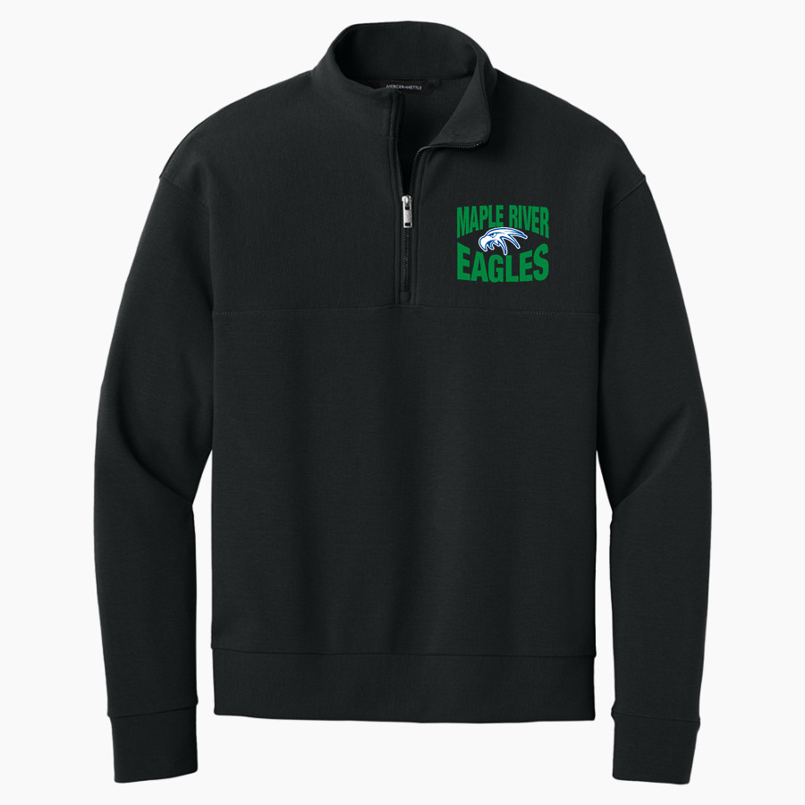 Maple River Eagles <span class="pdp-name-mascot">Maple River Eagles</span> Mercer+Mettle Men's Linear Texture 1/4-Zip