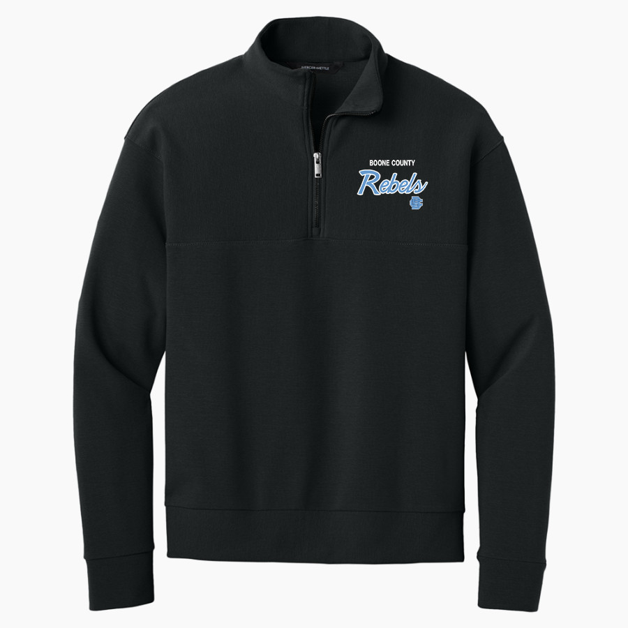 Boone County Rebels <span class="pdp-name-mascot">Boone County Rebels</span> Mercer+Mettle Men's Linear Texture 1/4-Zip