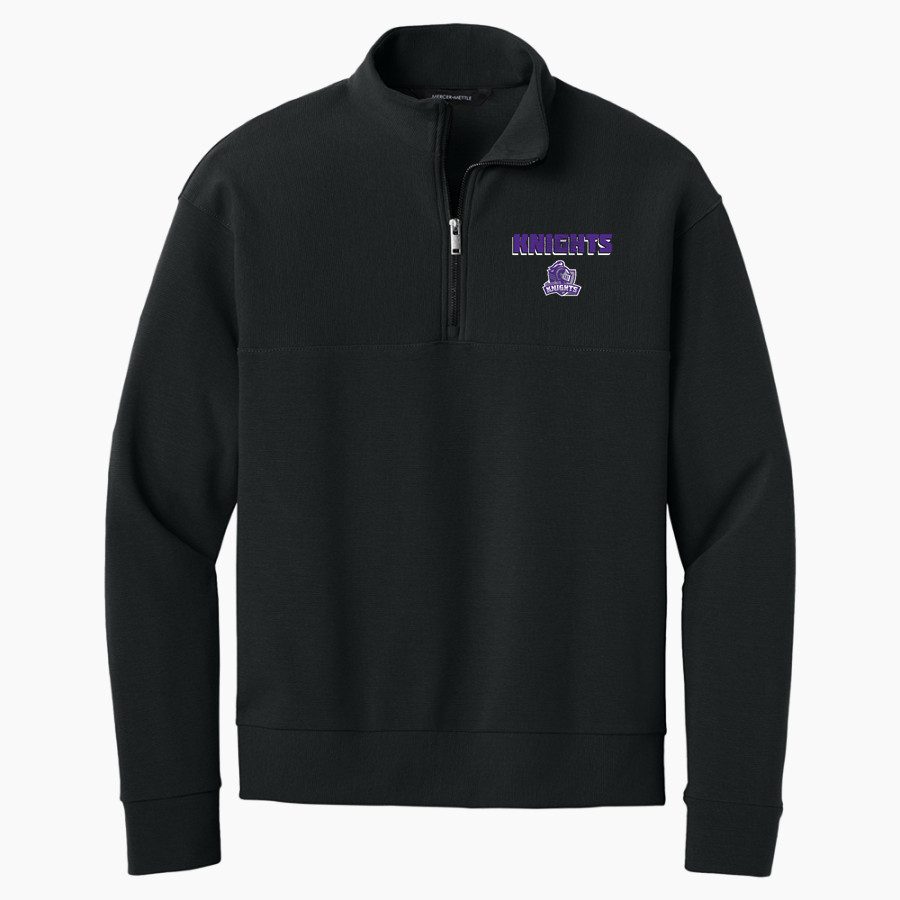 UPSON-LEE High School Knights <span class="pdp-name-mascot">Upson Lee Knights</span> Mercer+Mettle Men's Linear Texture 1/4-Zip