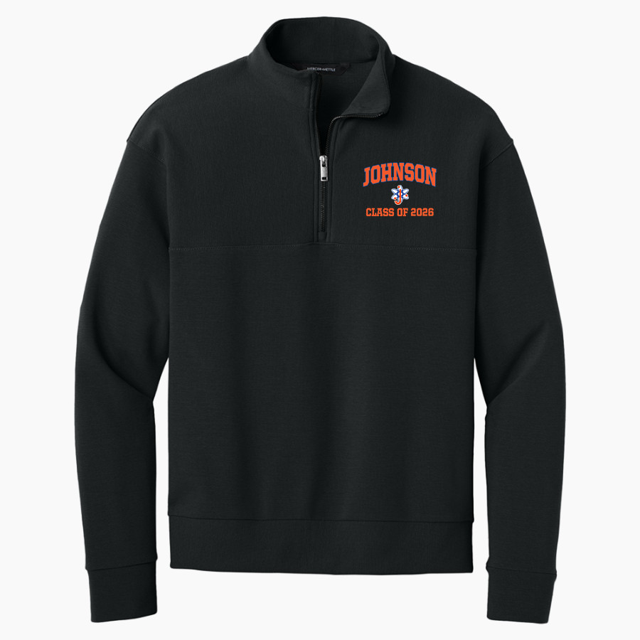 Johnson Atom Smashers <span class="pdp-name-mascot">Sol C. Johnson Atom Smashers</span> Mercer+Mettle Men's Linear Texture 1/4-Zip
