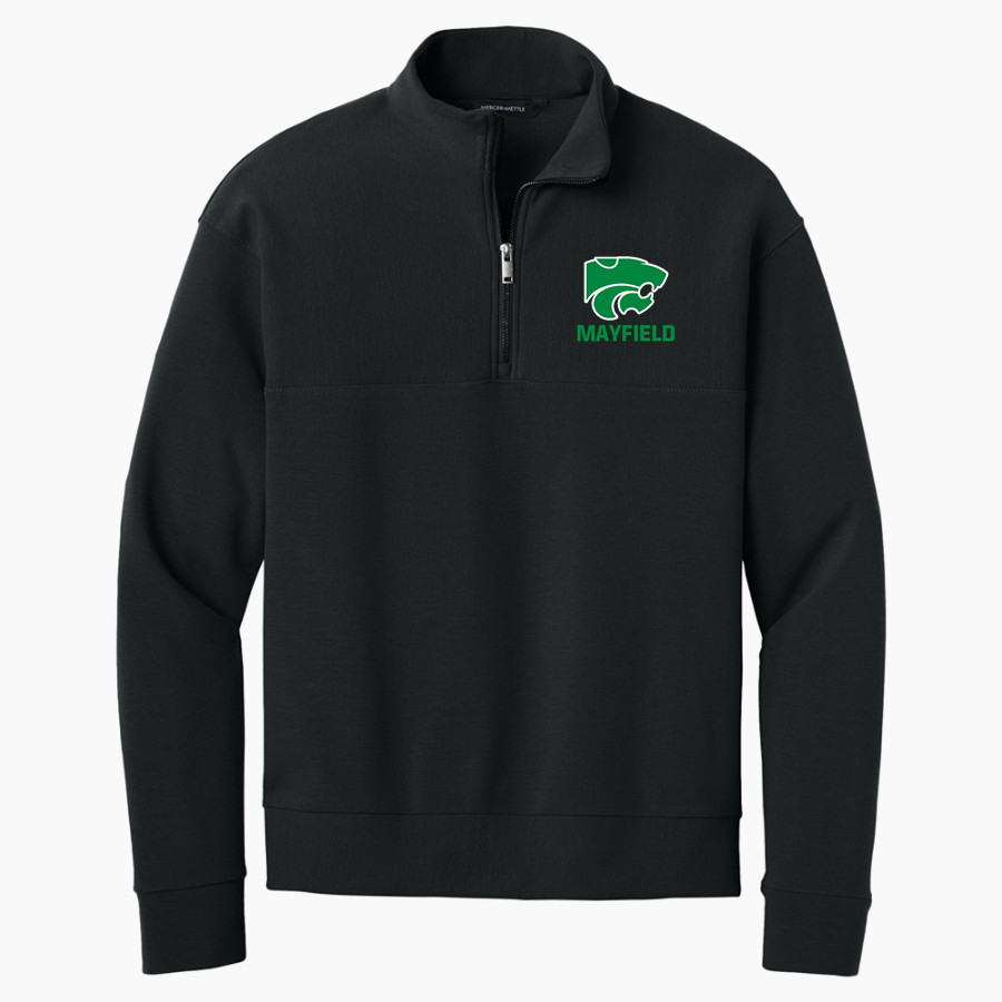 MAYFIELD HIGH SCHOOL WILDCATS <span class="pdp-name-mascot">MAYFIELD WILDCATS</span> Mercer+Mettle Men's Linear Texture 1/4-Zip