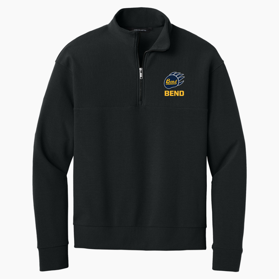 Bend Lava Bears <span class="pdp-name-mascot">Bend Lava Bears</span> Mercer+Mettle Men's Linear Texture 1/4-Zip