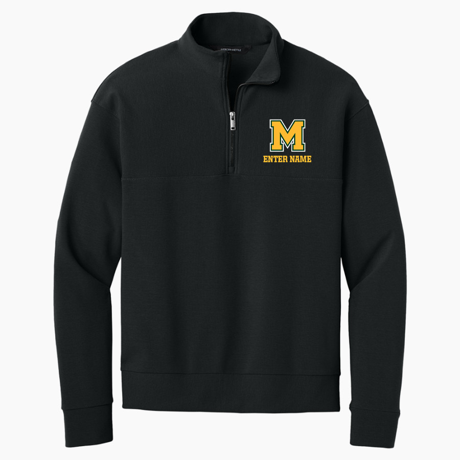 Monterey Toreadores <span class="pdp-name-mascot">Monterey Toreadores</span> Mercer+Mettle Men's Linear Texture 1/4-Zip