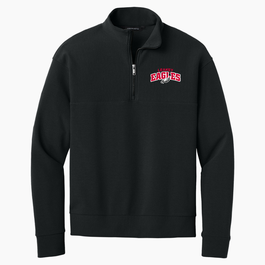LEAKEY HIGH SCHOOL EAGLES <span class="pdp-name-mascot">LEAKEY EAGLES</span> Mercer+Mettle Men's Linear Texture 1/4-Zip