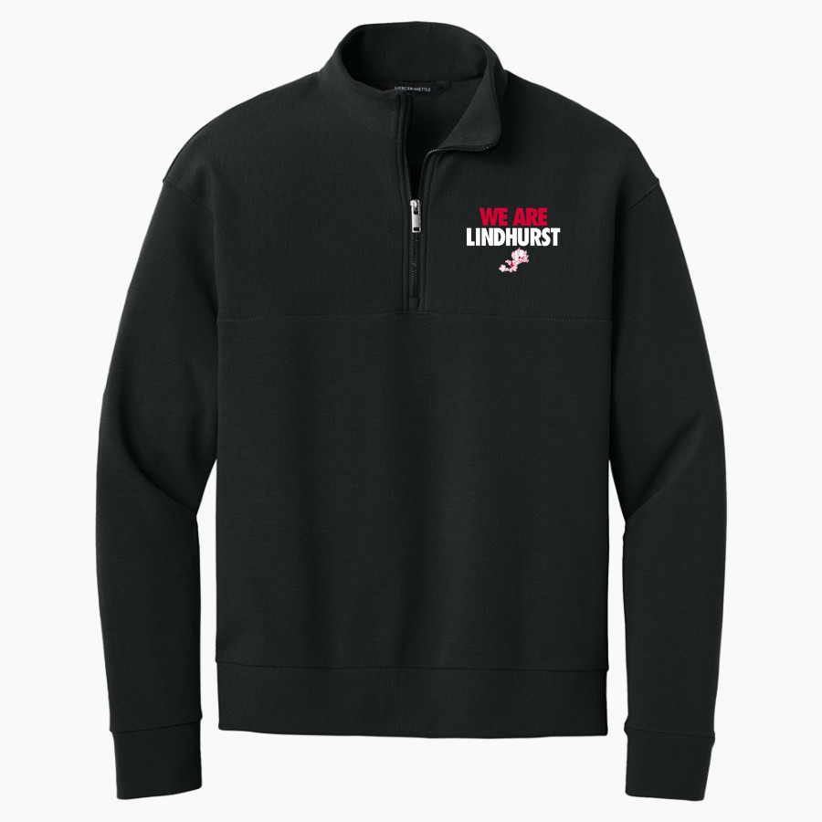 LINDHURST HIGH SCHOOL BLAZERS <span class="pdp-name-mascot">LINDHURST BLAZERS</span> Mercer+Mettle Men's Linear Texture 1/4-Zip