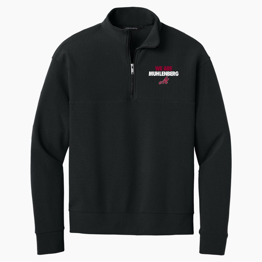 Muhlenberg Mules <span class="pdp-name-mascot">Muhlenberg College Mules</span> Mercer+Mettle Men's Linear Texture 1/4-Zip