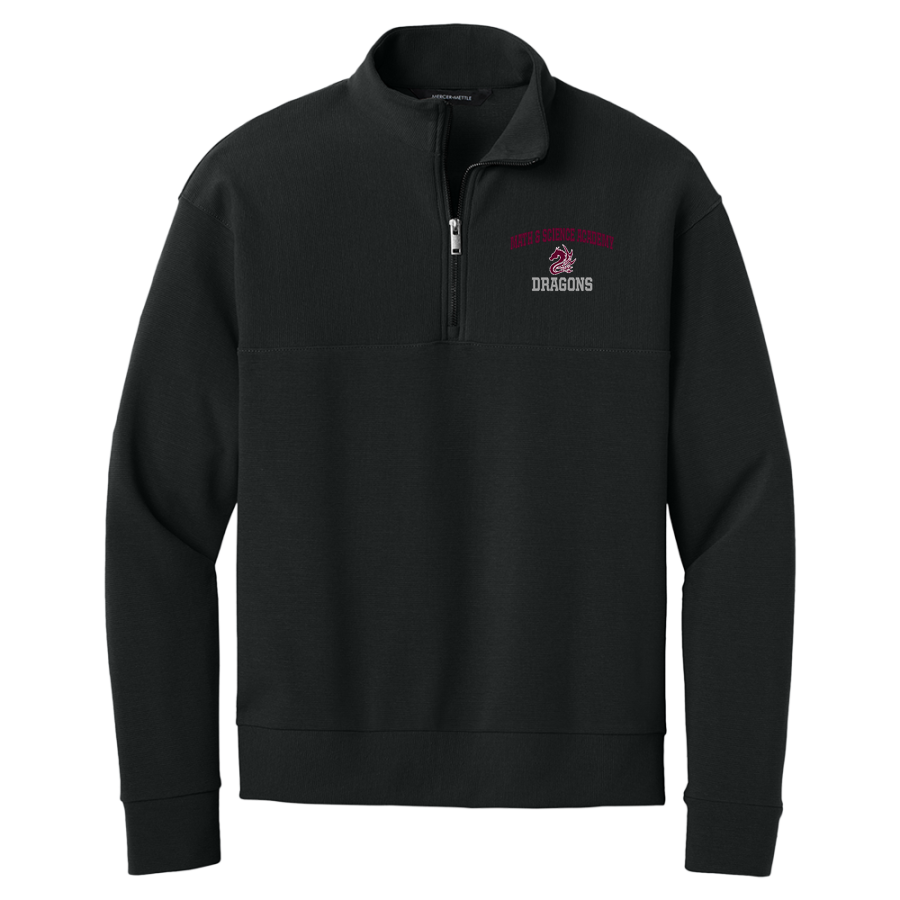 Math & Science Academy Dragons <span class="pdp-name-mascot">Math & Science Academy Dragons</span> Mercer+Mettle Men's Linear Texture 1/4-Zip