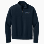 Oral Roberts Golden Eagles <span class="pdp-name-mascot">Oral Roberts Golden Eagles</span> Mercer+Mettle Men's Linear Texture 1/4-Zip Front Thumbnail
