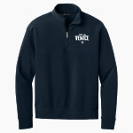 VENICE HIGH SCHOOL GONDOLIERS <span class="pdp-name-mascot">VENICE GONDOLIERS</span> Mercer+Mettle Men's Linear Texture 1/4-Zip Front Thumbnail