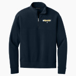 Admiral Farragut BlueJackets Mercer+Mettle Men's Linear Texture 1/4-Zip Front Thumbnail