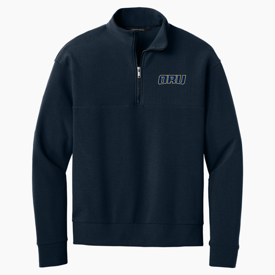 Oral Roberts Golden Eagles <span class="pdp-name-mascot">Oral Roberts Golden Eagles</span> Mercer+Mettle Men's Linear Texture 1/4-Zip