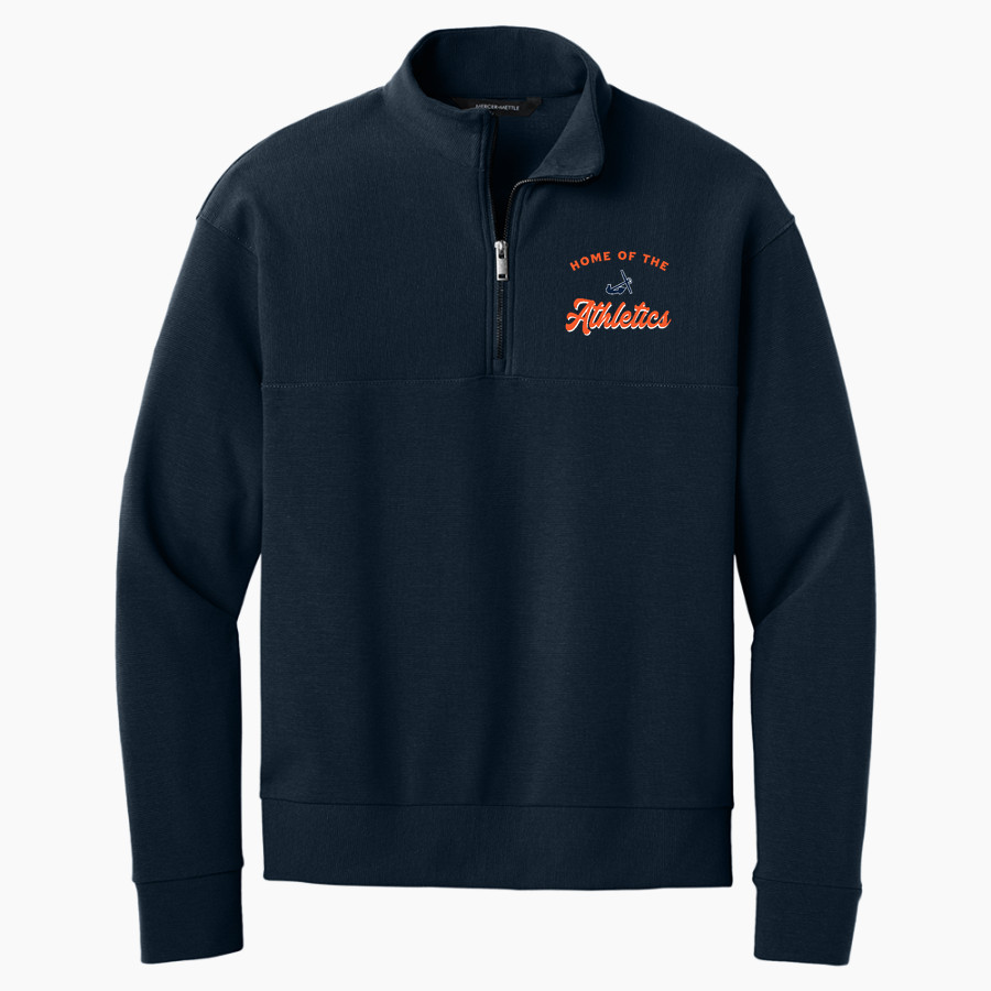 Hope College Online Athletics Store <span class="pdp-name-mascot">Hope Flying Dutch</span> Mercer+Mettle Men's Linear Texture 1/4-Zip
