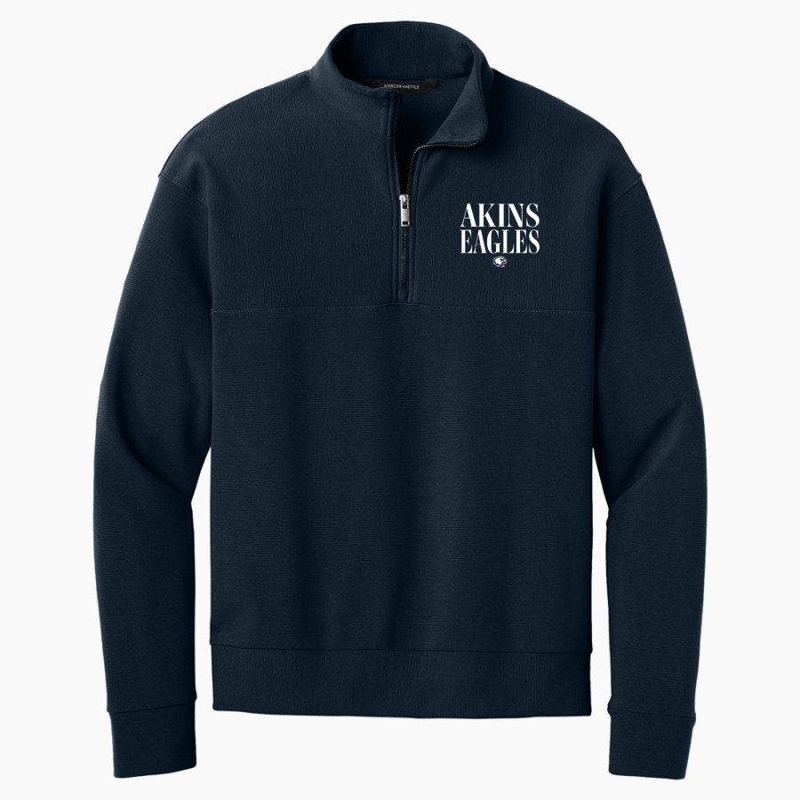 Akins Eagles <span class="pdp-name-mascot">Akins Eagles</span> Mercer+Mettle Men's Linear Texture 1/4-Zip