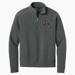 Saint Ann Dolphins Mercer+Mettle Men's Linear Texture 1/4-Zip Front Thumbnail