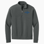 DAVIS SENIOR HIGH SCHOOL BLUE DEVILS <span class="pdp-name-mascot">DAVIS BLUE DEVILS</span> Mercer+Mettle Men's Linear Texture 1/4-Zip Front Thumbnail