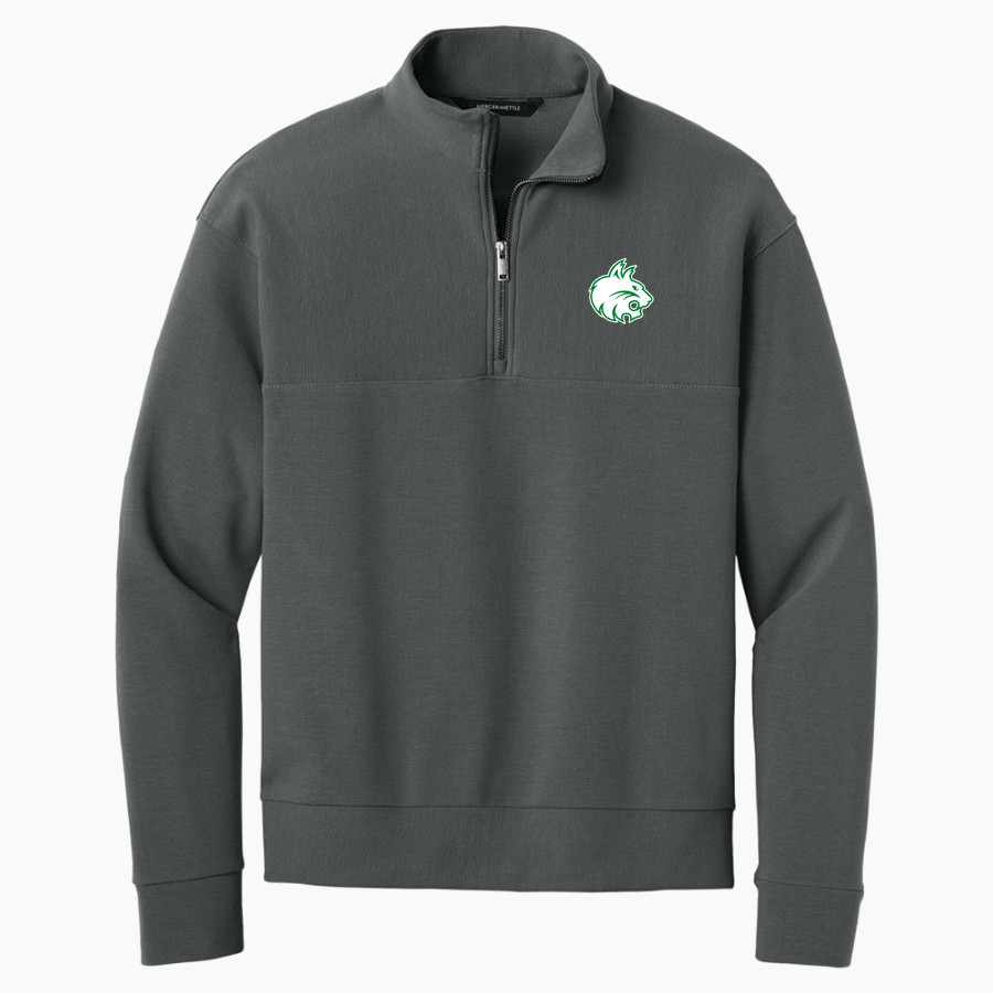 <span class="pdp-name-mascot">Lincoln Lynx</span> Mercer+Mettle Men's Linear Texture 1/4-Zip