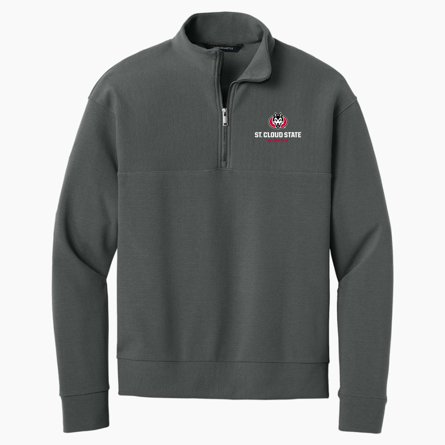 St. Cloud State University The Official Online Store Mercer+Mettle Men's Linear Texture 1/4-Zip