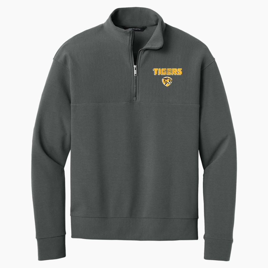 Computech Tigers <span class="pdp-name-mascot">Computech Middle School Tigers</span> Mercer+Mettle Men's Linear Texture 1/4-Zip
