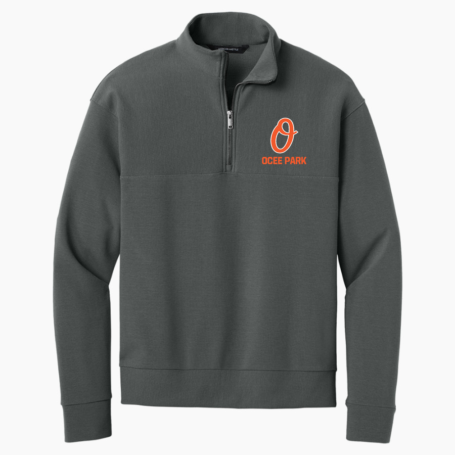 Ocee Park Ocee Park <span class="pdp-name-mascot">Ocee Park Athletic Association</span> Mercer+Mettle Men's Linear Texture 1/4-Zip