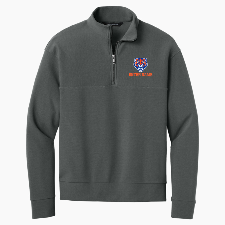 Chilton County Tigers <span class="pdp-name-mascot">Chilton County Tigers</span> Mercer+Mettle Men's Linear Texture 1/4-Zip