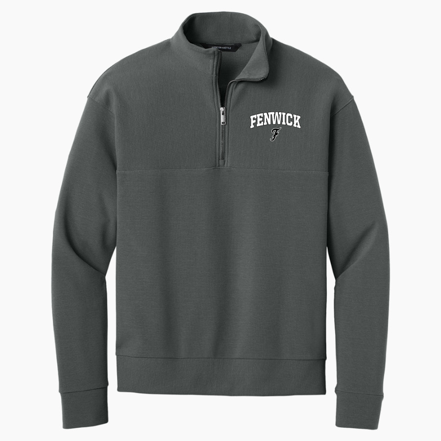 Fenwick Friars The Official Online Store <span class="pdp-name-mascot">Fenwick Friars</span> Mercer+Mettle Men's Linear Texture 1/4-Zip