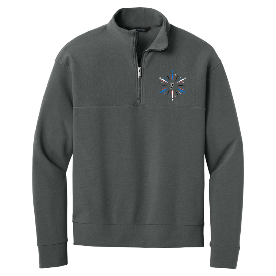 Fenwick Friars The Official Online Store <span class="pdp-name-mascot">Fenwick Friars</span> Mercer+Mettle Men's Linear Texture 1/4-Zip