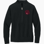 WOODLAND CHRISTIAN SCHOOL CARDINALS <span class="pdp-name-mascot">WOODLAND CARDINALS</span> Mercer+Mettle Women's Linear Texture 1/4-Zip Front Thumbnail