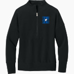 WADENA DEER CREEK HIGH SCHOOL WOLVERINES Mercer+Mettle Women's Linear Texture 1/4-Zip Front Thumbnail